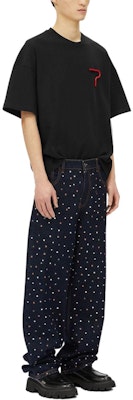 Camiseta Negra de Hombre MSGM Logo Patch de Manga Corta y Cuello Redondo 3740MM134247513-BLACK Purchase Camiseta Negra de Hombre MSGM Logo Patch de Manga Corta y Cuello Redondo 3740MM134247513-BLACK