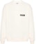 Order MSGM 로고 프린트 오버핏 크루넥 긴팔 맨투맨 바닐라 화이트. 3640MM129247001-WHITE