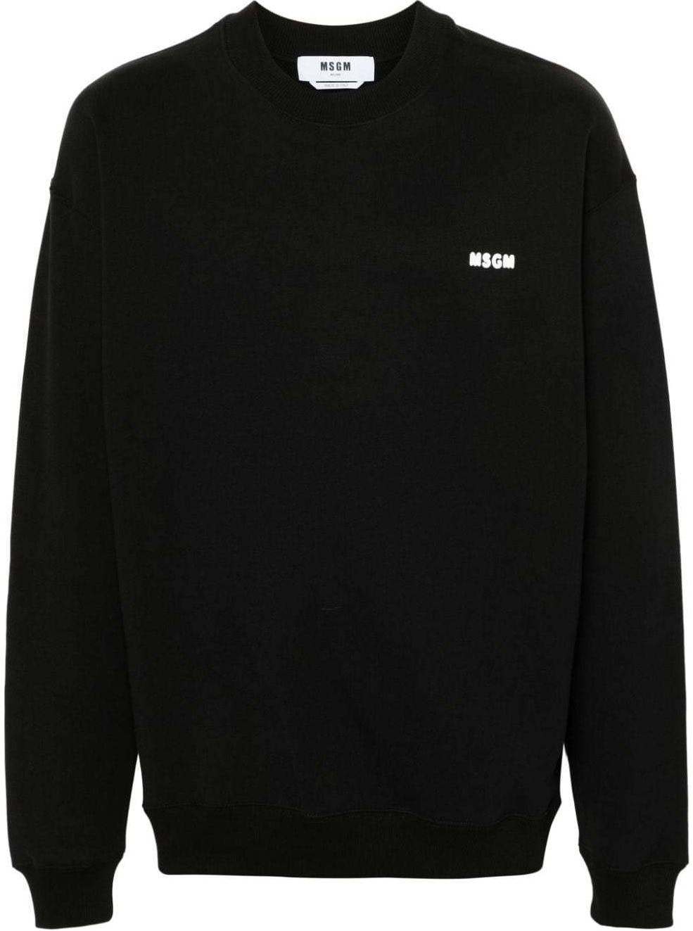 msgm-logo-print-drop-shoulder-knit-textured-sweatshirt-black-3740-mm-129247795-black
