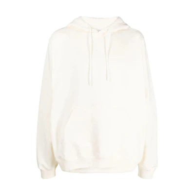 MSGM Logo Print Hoodie Off-White 2000MM535200000-WHITE