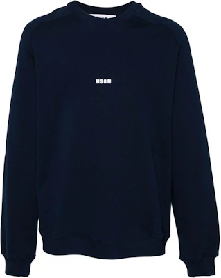 MSGM Logo Print Raglan Long-Sleeve Sweatshirt Navy Blue () 3740MM503247799-NAVY Buy MSGM Logo Print Raglan Long-Sleeve Sweatshirt Navy Blue () 3740MM503247799-NAVY