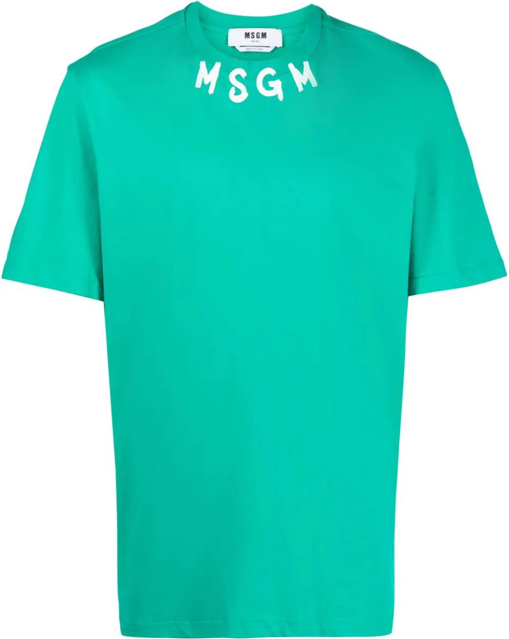 msgm-logo-printed-green-cotton-short-sleeve-t-shirt-3540-mm-103237798-green