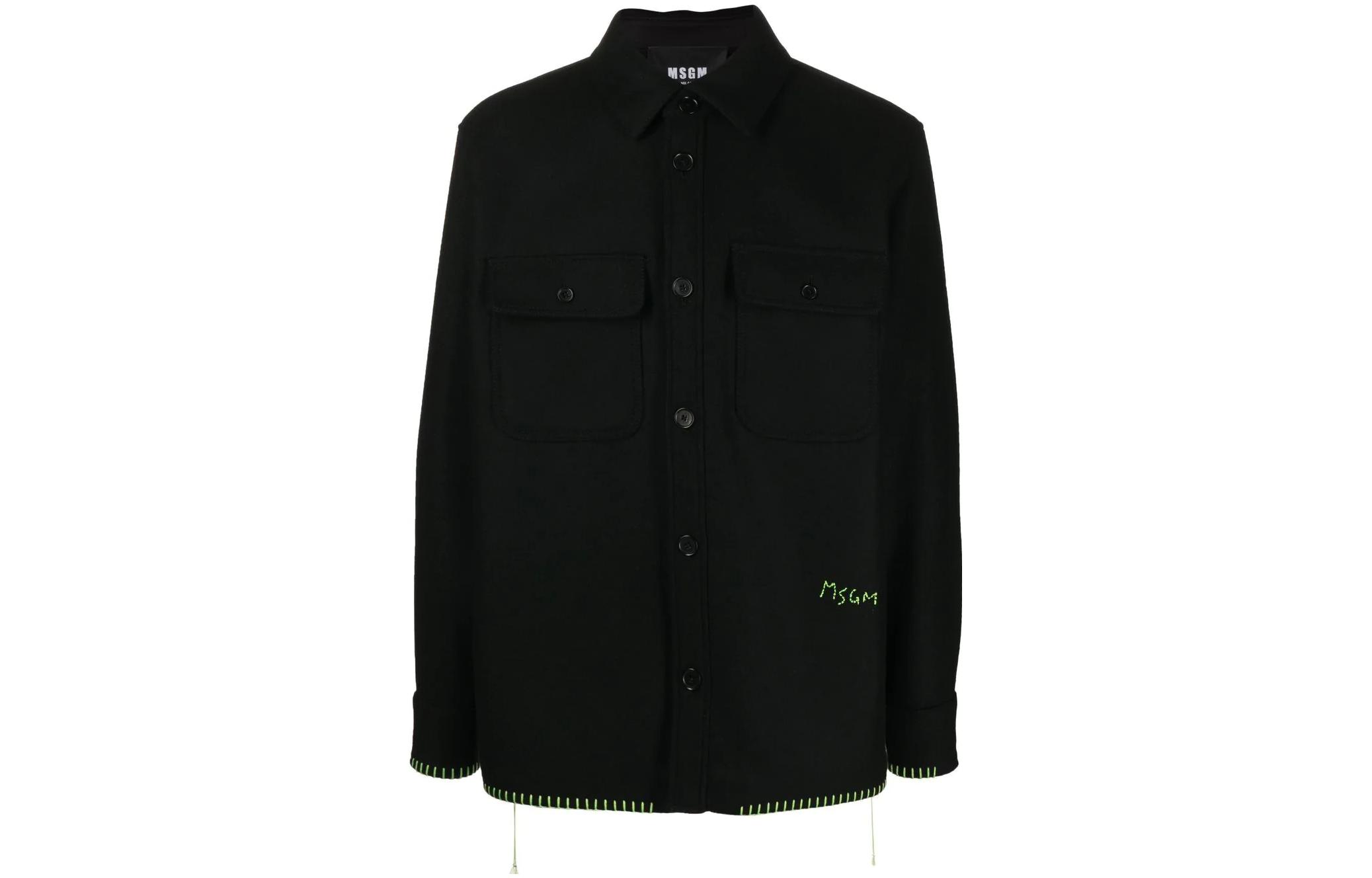 MSGM Logo Stylish Comfortable Jacket 3340MH14X227512-99