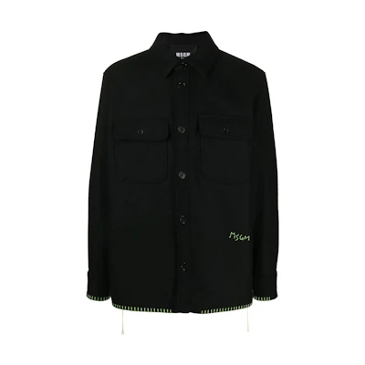 MSGM Logo Stylish Comfortable Jacket 3340MH14X227512-99