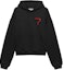 Buy Sudadera con Capucha Negra Oversize Hombre MSGM Logo Tape Appliqué. 3740MM133247795-BLACK