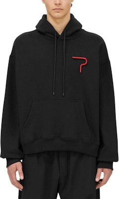 Sudadera con Capucha Negra Oversize Hombre MSGM Logo Tape Appliqué. 3740MM133247795-BLACK Lookbook Sudadera con Capucha Negra Oversize Hombre MSGM Logo Tape Appliqué. 3740MM133247795-BLACK