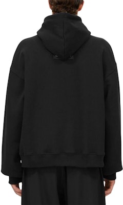 Sudadera con Capucha Negra Oversize Hombre MSGM Logo Tape Appliqué. 3740MM133247795-BLACK Shop Sudadera con Capucha Negra Oversize Hombre MSGM Logo Tape Appliqué. 3740MM133247795-BLACK