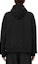 Shop Sudadera con Capucha Negra Oversize Hombre MSGM Logo Tape Appliqué. 3740MM133247795-BLACK