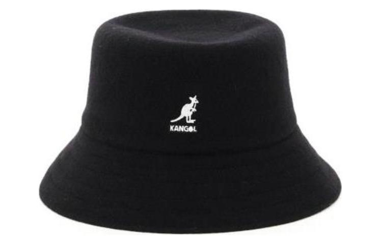 MSGM Logo Wool-Blend Black Bucket Hat for Men 3140ML10K-217745