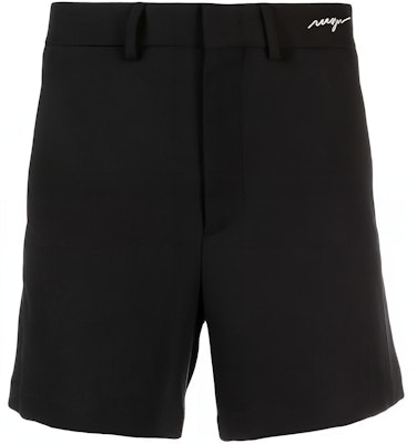 Pantalones cortos negros casuales de hombre MSGM con logo bordado. 3640MB04247010-99 Buy Pantalones cortos negros casuales de hombre MSGM con logo bordado. 3640MB04247010-99