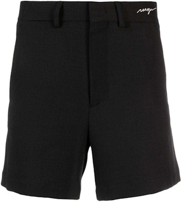 Pantalones cortos negros casuales de hombre MSGM con logo bordado. 3640MB04247010-99 Order Pantalones cortos negros casuales de hombre MSGM con logo bordado. 3640MB04247010-99