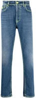 MSGM Mid-Rise Straight Jeans Blue Denim. 3240MP59L227276-88 MSGM Mid-Rise Straight Jeans Blue Denim. 3240MP59L227276-88