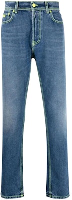 MSGM 미드라이즈 스트레이트 진 블루 데님. 3240MP59L227276-88 Order MSGM 미드라이즈 스트레이트 진 블루 데님. 3240MP59L227276-88