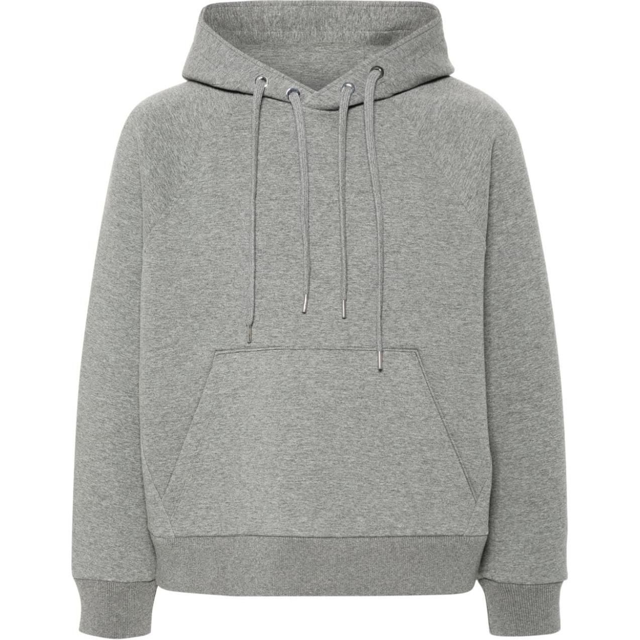 MSGM Oversized Raglan Sleeve Hoodie Light Gray MY72247RY502-GREY