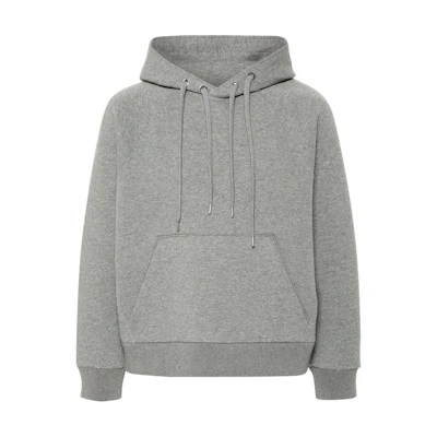 MSGM Oversized Raglan Sleeve Hoodie Light Gray MY72247RY502-GREY