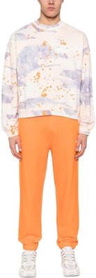 MSGM 페인트 스플래터 코튼 크루넥 스웨트셔츠 라이트 베이지. 3640MM122247092-BEIGE Lookbook MSGM 페인트 스플래터 코튼 크루넥 스웨트셔츠 라이트 베이지. 3640MM122247092-BEIGE