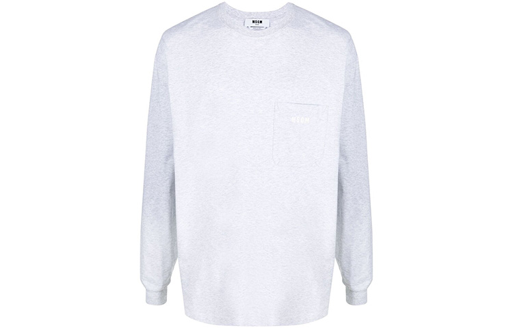 MSGM Plain Pocket Sweatshirt Grey 3040MM72217096-94
