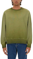 MSGM Solid Color Crewneck Pullover Sweatshirt Green 3740MM99-247587-37 MSGM Solid Color Crewneck Pullover Sweatshirt Green 3740MM99-247587-37