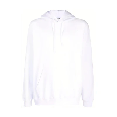 MSGM Solid Color Logo Print Sweatshirt White - 2000MM535-200000-01