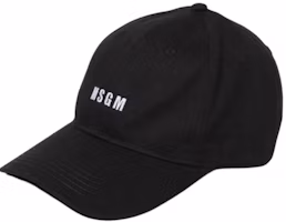 MSGM Solid Polyester Baseball Cap Black 3641MDL0624727399 MSGM Solid Polyester Baseball Cap Black 3641MDL0624727399