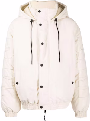 MSGM SS23 刺绣标志连帽飞行夹克 米色 3340MH02X227504-02 Buy MSGM SS23 刺绣标志连帽飞行夹克 米色 3340MH02X227504-02