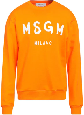 MSGM SS24 字母Logo宽松版圆领卫衣 男女同款 橙色 3340MM513-227799 Buy MSGM SS24 字母Logo宽松版圆领卫衣 男女同款 橙色 3340MM513-227799