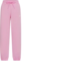 MSGM SS24 Logo Print Pink Drawstring Casual Pants Unisex. 2000MDP500200000-12 MSGM SS24 Logo Print Pink Drawstring Casual Pants Unisex. 2000MDP500200000-12