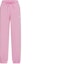 Buy MSGM SS24 로고 프린트 핑크 드로스트링 캐주얼 팬츠 유니섹스. 2000MDP500200000-12