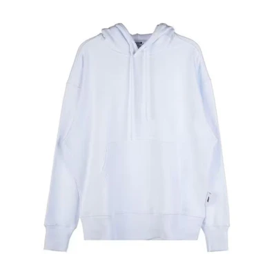 MSGM White Hoodie with Letter Print Long Sleeves 3640MP79247001-02