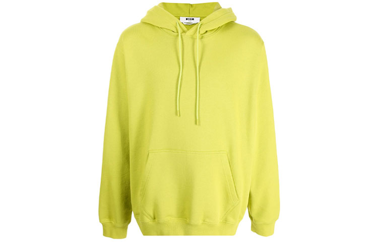MSGM Yellow Logo Hoodie 3140MM535217599-33