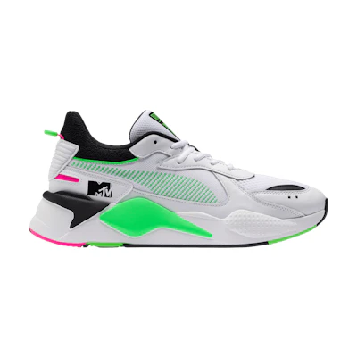 MTV Puma RS-X Tracks '80s - White Fluro Green'