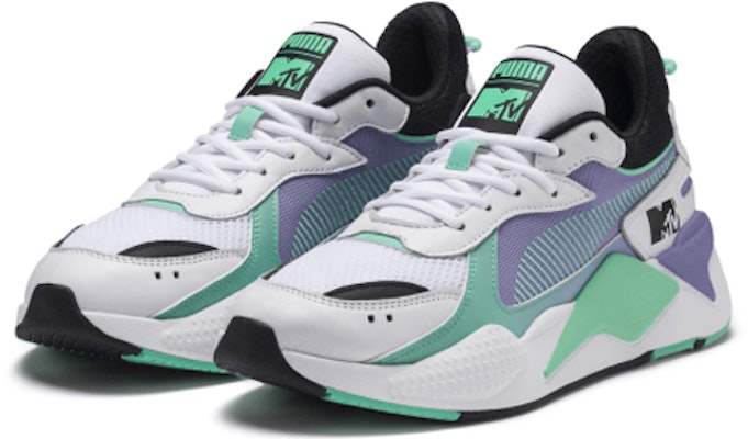 MTV x 푸마 RS-X 트랙스 '80년대 화이트' 370407-01 Lookbook MTV x 푸마 RS-X 트랙스 '80년대 화이트' 370407-01
