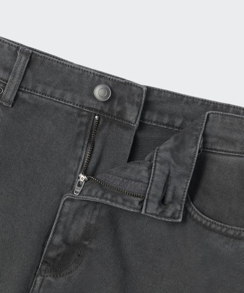 Details for MUSINSA STANDARD【Champion 聯名】成衣染色弧形牛仔褲（炭灰色） MMFNP9C09-CG
