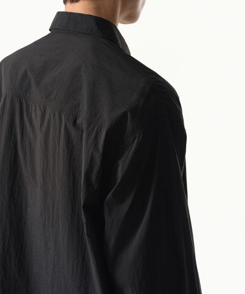 Details for Musinsa Standard [City Leisure] 轻量宽松尼龙衬衫 [黑色] MMESL3Z02-BK