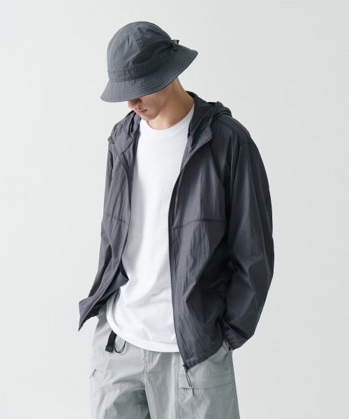 Order MUSINSA STANDARD [City Leisure] Lightweight Packable Windbreaker Jacket [Gray] MMDJJ5Z81-GR