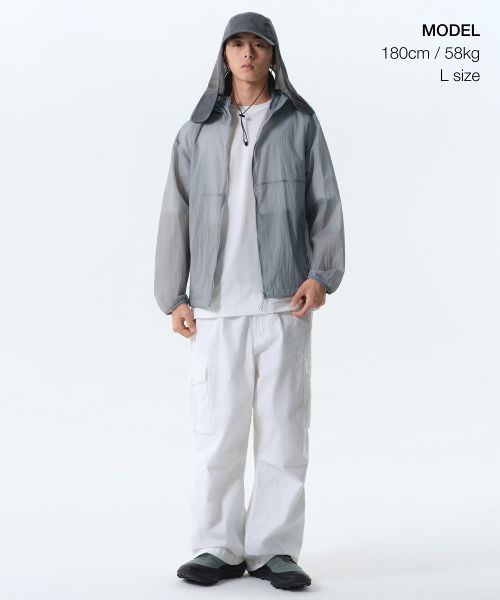 Order MUSINSA STANDARD [City Leisure] Lightweight Packable Windbreaker Jacket [Light Grey] MMDJJ5Z81-LG