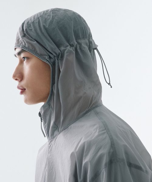 Shop MUSINSA STANDARD [City Leisure] Lightweight Packable Windbreaker Jacket [Light Grey] MMDJJ5Z81-LG