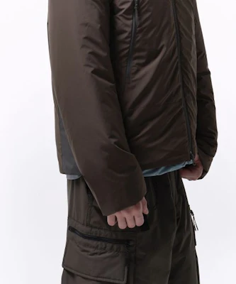 Chaqueta cortavientos acolchada Musinsa Standard City Leisure, marrón MMEJJ9C01-BR 1
