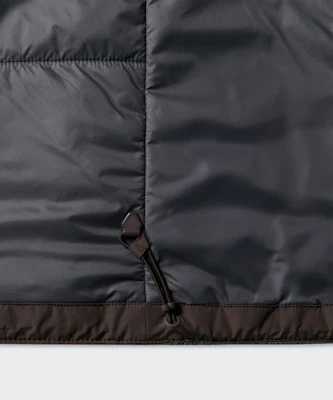 Chaqueta cortavientos acolchada Musinsa Standard City Leisure, marrón MMEJJ9C01-BR 2