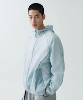 Lookbook MUSINSA STANDARD シティレジャー シアーウィンドブレーカー ジャケット クラウディブルー MMDJJ5Z02-CY