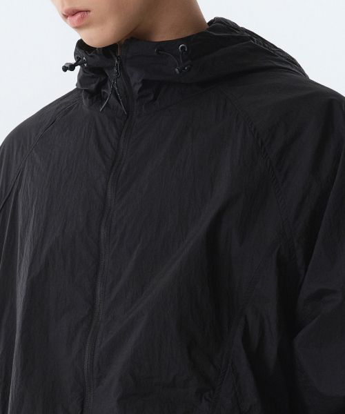 Shop MUSINSA STANDARD [City Leisure] Sheer Windbreaker Jacket [Black] MMDJJ5Z02-BK