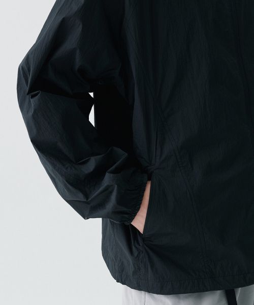 Details for MUSINSA STANDARD [City Leisure] Sheer Windbreaker Jacket [Black] MMDJJ5Z02-BK