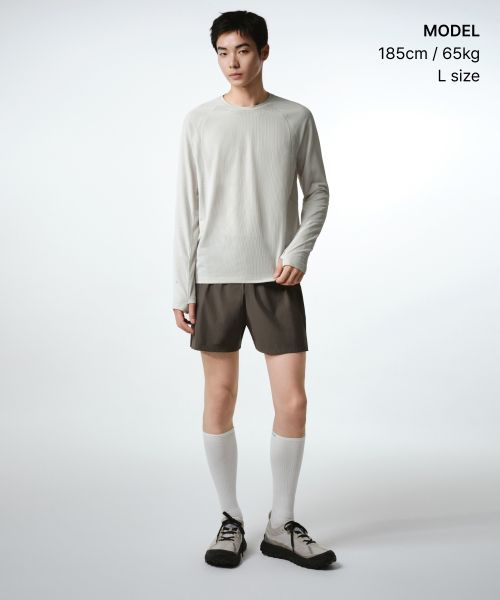 Order Musinsa Standard [City Leisure] Trail Long-Sleeve T-Shirt [Stone White] MMFTL9D34-SW