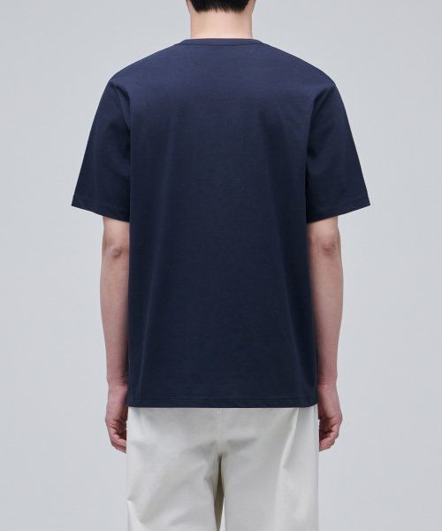 Lookbook MUSINSA STANDARD [Cool Standard] Basic Crew Neck T-Shirt [Navy] MMBTS6Z10-NA