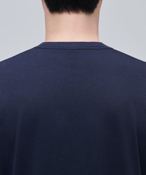 Purchase MUSINSA STANDARD [Cool Standard] Basic Crew Neck T-Shirt [Navy] MMBTS6Z10-NA