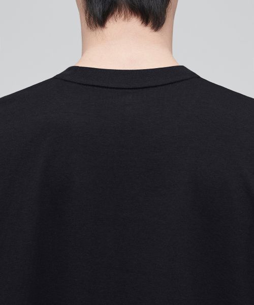 Purchase MUSINSA STANDARD [クール スタンダード] クルーネック 長袖Tシャツ [ブラック] MMJTL5Z18-BK