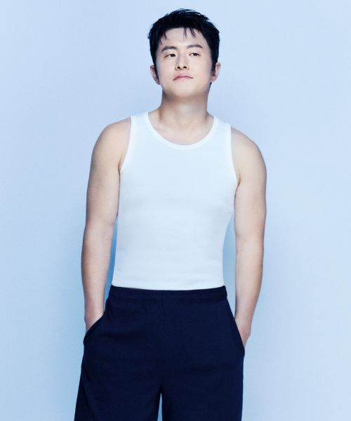 MUSINSA STANDARD [Cool Standard] Essential Tank Top [White] MMFTE6A32-WH