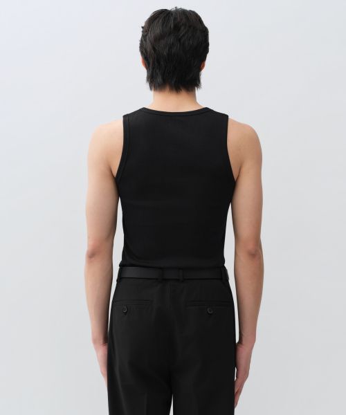 Lookbook MUSINSA STANDARD [Cool Standard] Essential Tank Top [Black] MMFTE6A32-BK