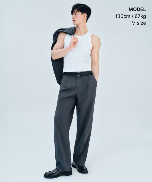 Shop MUSINSA STANDARD [Cool Standard] Essential Tank Top [White] MMFTE6A32-WH