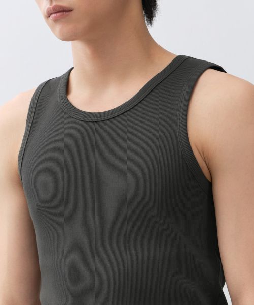 Details for MUSINSA STANDARD [Cool Standard] Essential Tank Top [Dark Grey] MMFTE6A32-DG